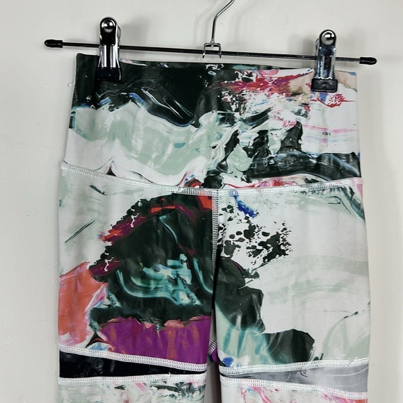 Lululemon High Times Multicolor Biggie Pigment Waves High Rise Leggings Pants 4 - Picture 6 of 11